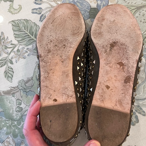 J Crew Darby Studded Smoking Loafers - Picture 4 of 7